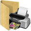 Folder Printers Icon 64x64 png